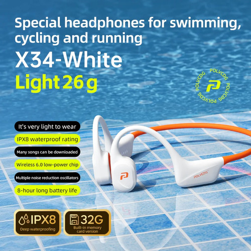 X34 bone conduction swimming - x34,